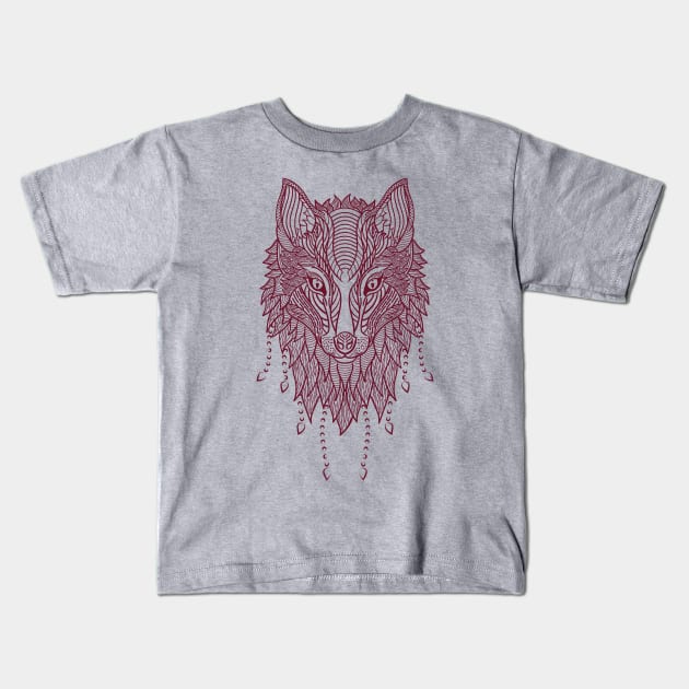 Wise Wolf Kids T-Shirt by TeeTrafik